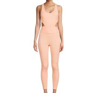 Free People Movement Back It Up Cutout Crisscross Back Jumpsuit